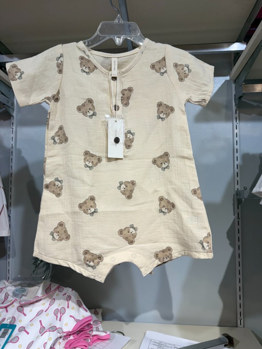 NWT Quincy Mae Woven Romper